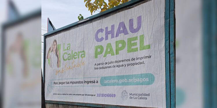 LA CALERA FOMENTA LA SUSTENTABILIDAD ELIMINANDO LOS CEDULONES DE PAPEL