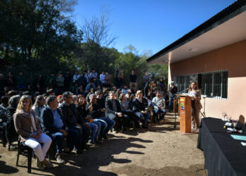 PRUNOTTO Y FERREYRA INAUGURARON AMPLIACIÓN DEL IPEM 387 EN AGUA DE ORO