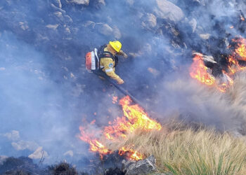 INCENDIOS: LA CALERA ES EL ÚNICO FOCO ACTIVO