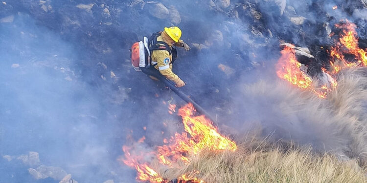 INCENDIOS: LA CALERA ES EL ÚNICO FOCO ACTIVO