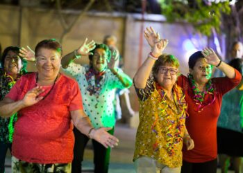 Gran fiesta de fin de año del adulto mayor en Rio Ceballos