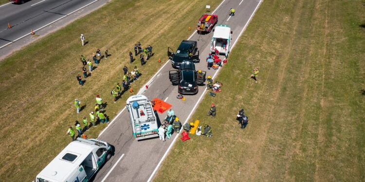 Se realizará un simulacro de siniestro en la colectora de la Autopista Córdoba – Carlos Paz