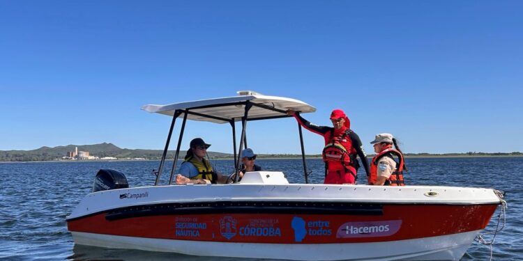 Comenzaron los controles de Náutica, Duar y Prefectura en espejos de agua de Córdoba