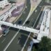 Construirán dos pasarelas peatonales sobre la Ruta 9 Norte