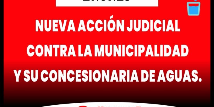 COOPERATIVA HORIZONTE INTERPUSO UNA NUEVA ACCIÓN JUDICIAL CONTRA LA MUNICIPALIDAD DE CÓRDOBA Y SU CONCESIONARIA DE AGUAS