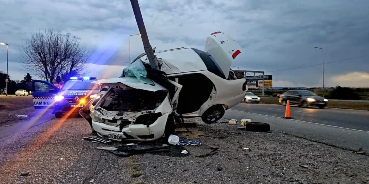 Terrible accidente en la autopista Córdoba – Carlos Paz