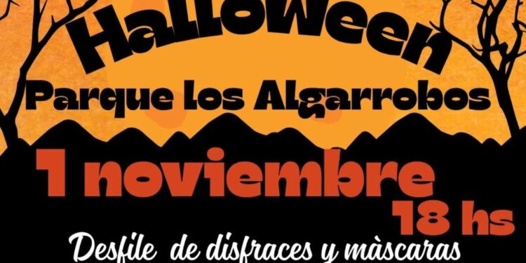 Salsipuedes se prepara para una Feria de Halloween en el Parque Los Algarrobos