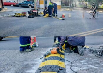 COLOCACIÓN DE REDUCTORES DE VELOCIDAD EN AV. SAN MARTIN