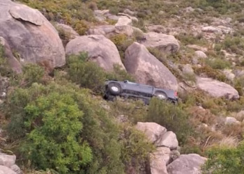 Cayó al vacío 50 metros tras desbarrancar en las Altas Cumbres